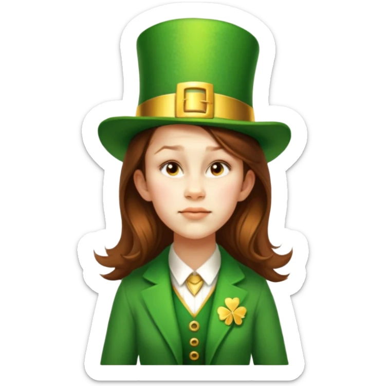 Celebratory Leprechaun sticker