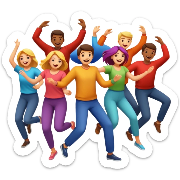 Can you give me an emoji showing people are feeling the vibe of a bit I am playing for them at the feeling the energy and the groove the energy as is it entering their body are they feeling it sticker