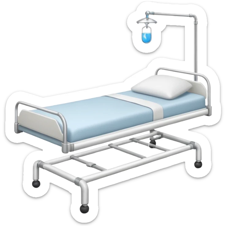 Doctor's table bed sticker