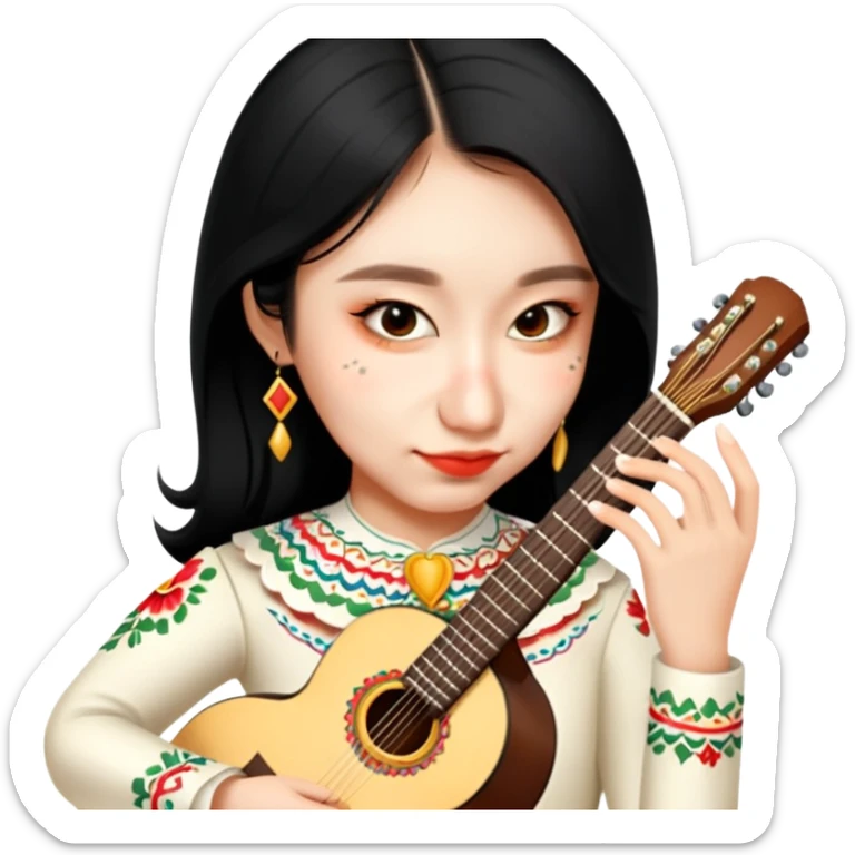 Mariachi Musician sticker