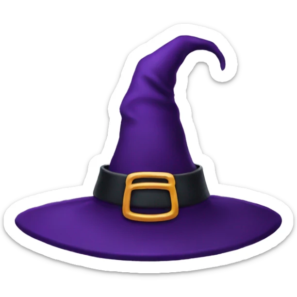 witch hat sticker