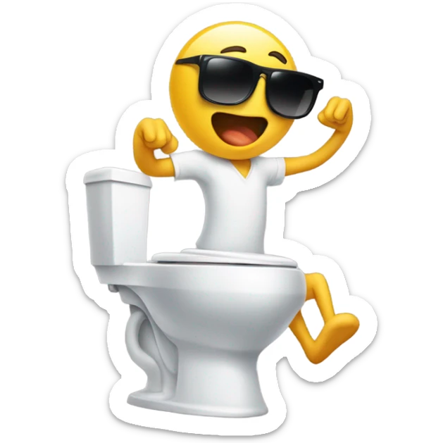 Skibidi toilet  sticker