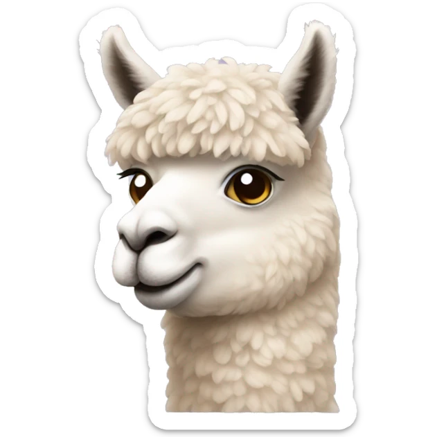 alpaca sticker