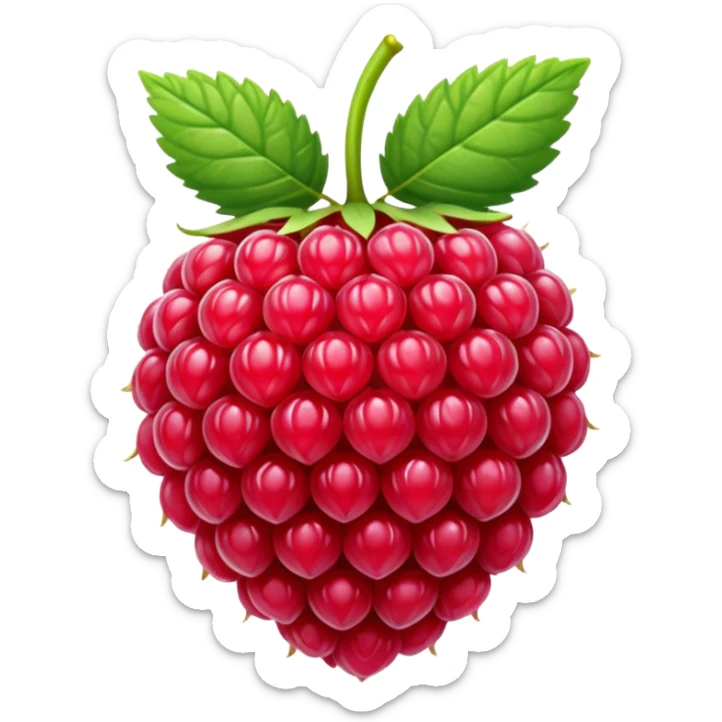 Raspberry sticker