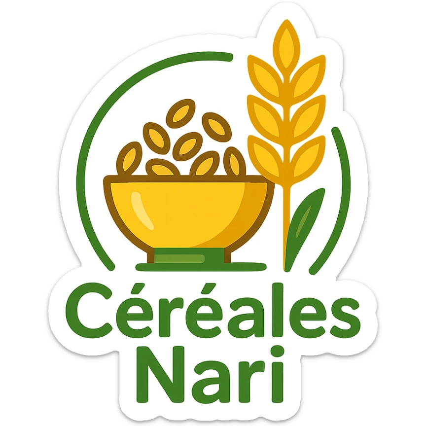  logo pour un magasin de céréales !! Du nom de "céréales nari " sticker