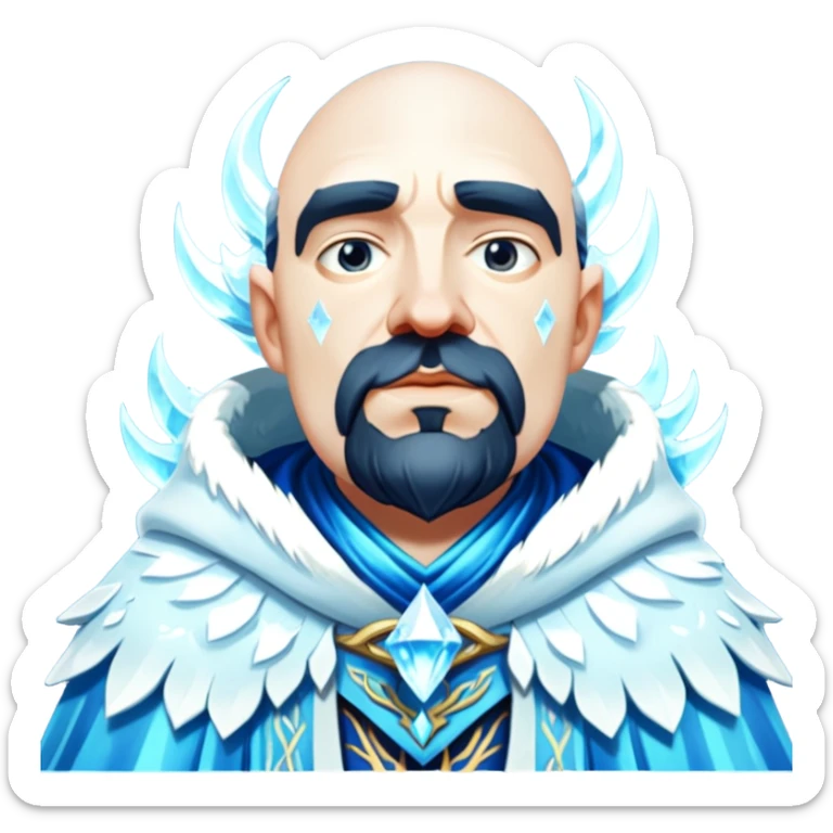 Frost wizard sticker