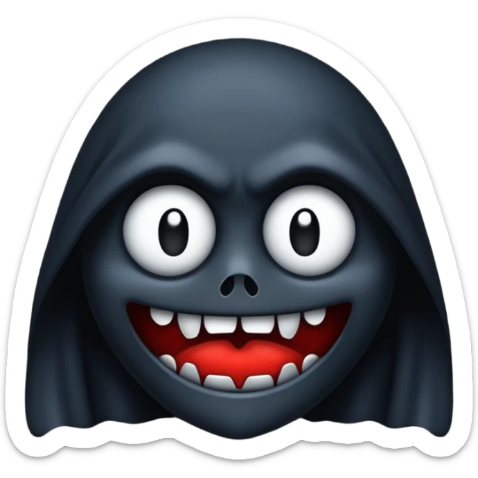 Scary sticker