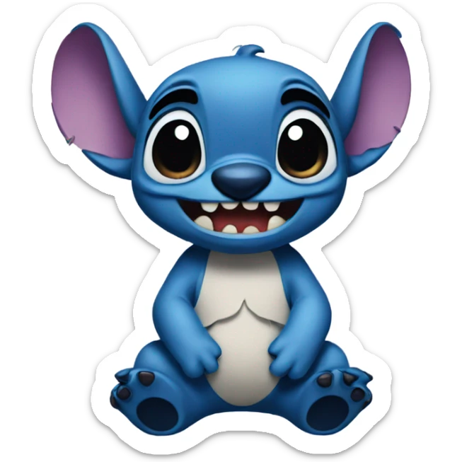 Stitch sticker