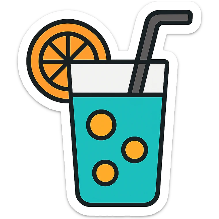 a drink sticker