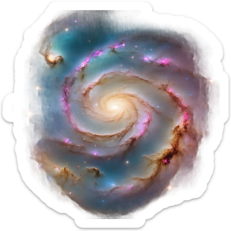 Galaxy sticker
