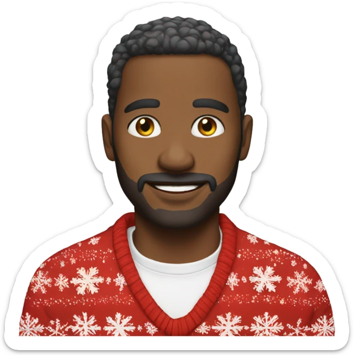 White Christmas  sticker