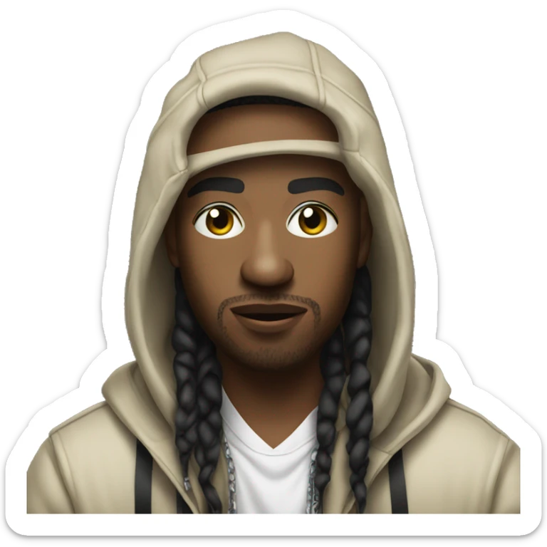 Rapper on the scene sticker