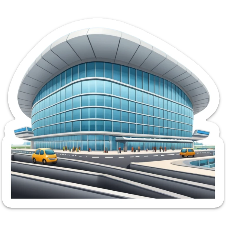 Indira gandhi international airport picture terminal 3 sticker