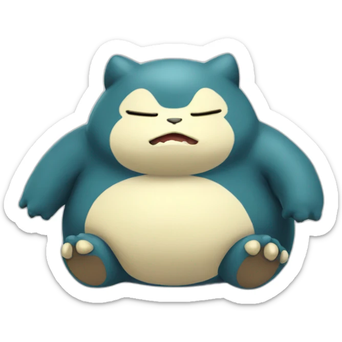SNORLAX sticker