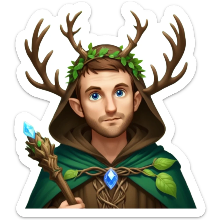 Forest Wizard sticker