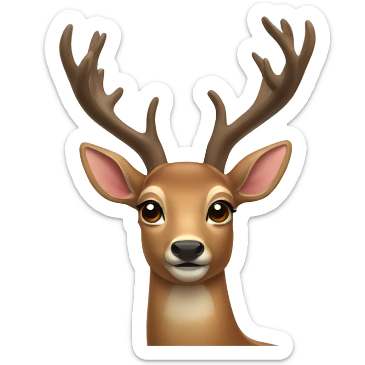 Deer sticker