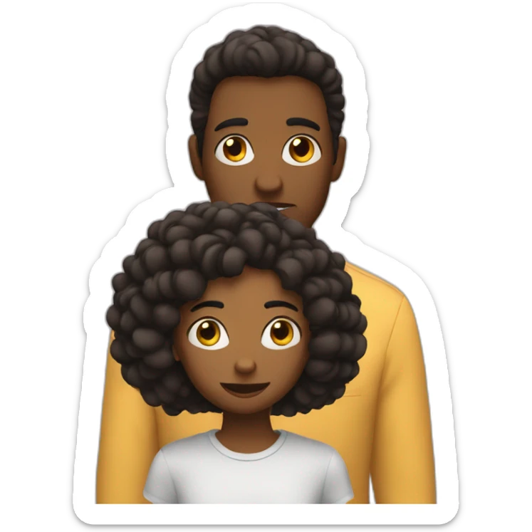 me trying to talk with my teenager daughter sticker