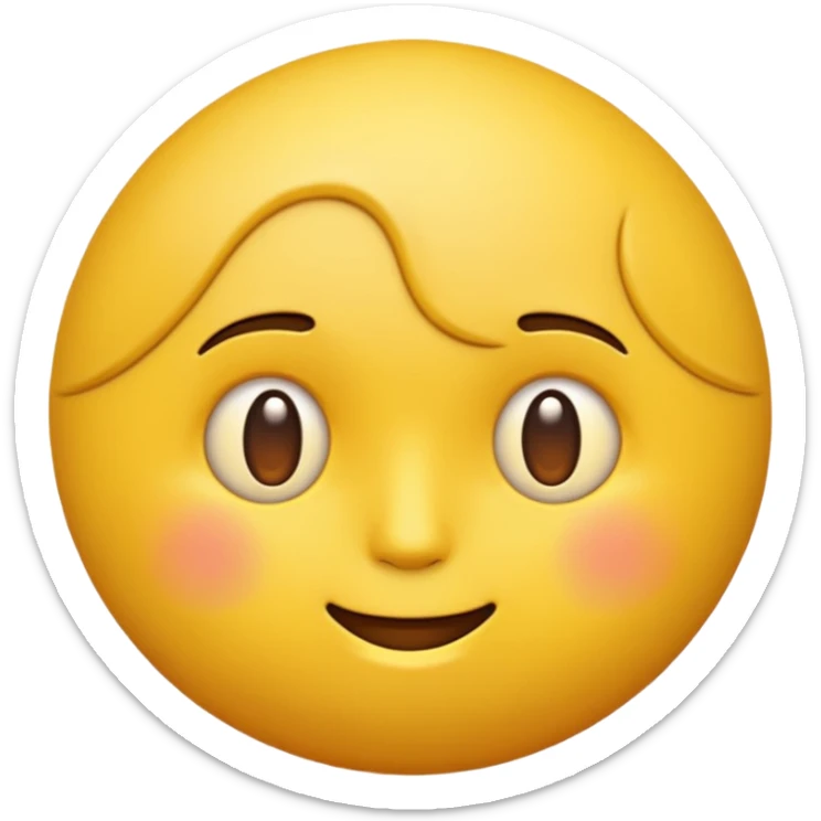 Quiero me crees un emoji de la hormona del cortisol en un nivel saludable sticker