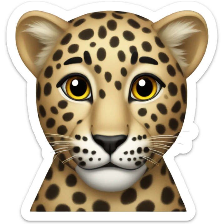 Leopard sticker