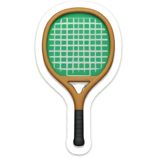 paddle racket sticker