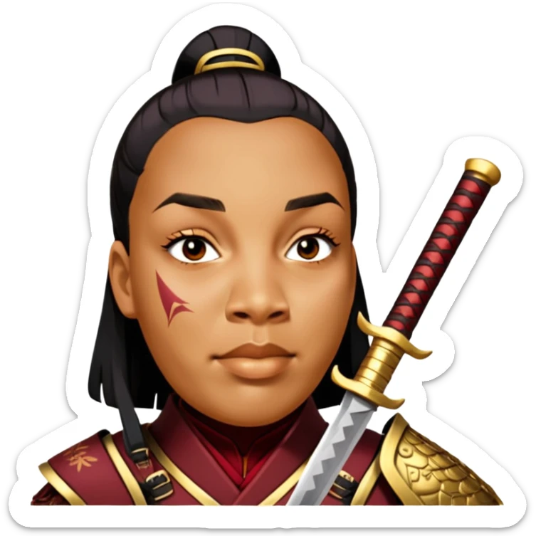 Samurai Leader sticker