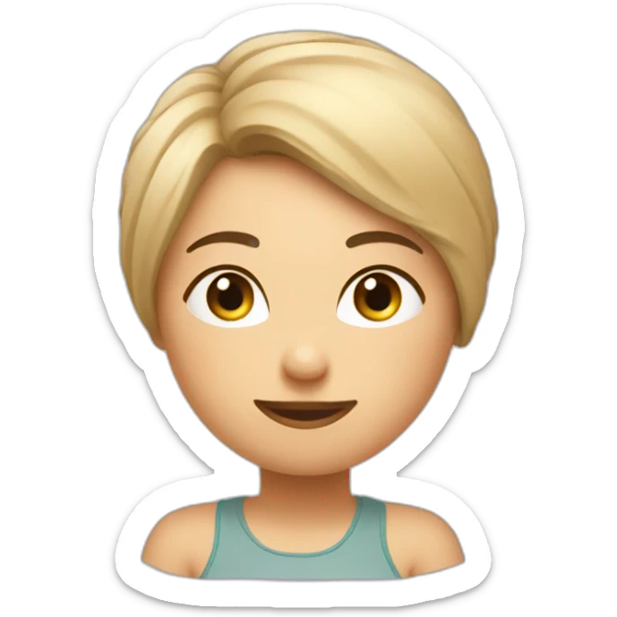 Yoga wear with lot of noise sticker