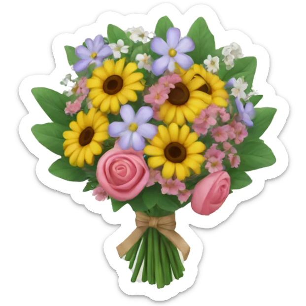 Bouquet sticker