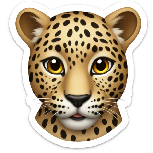 leopard sticker