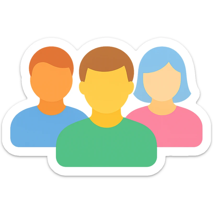 group of people sticker