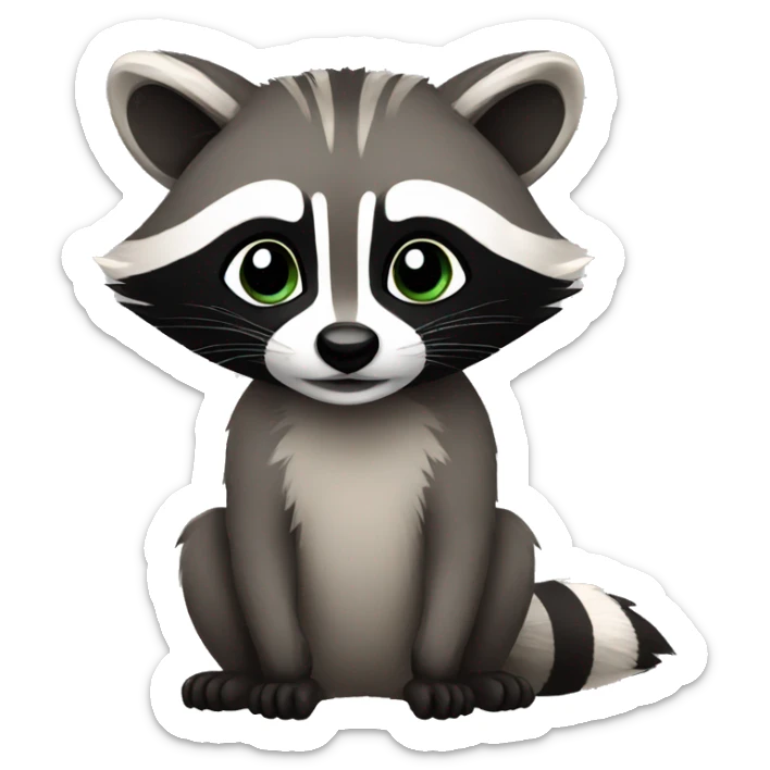 raccoon sticker
