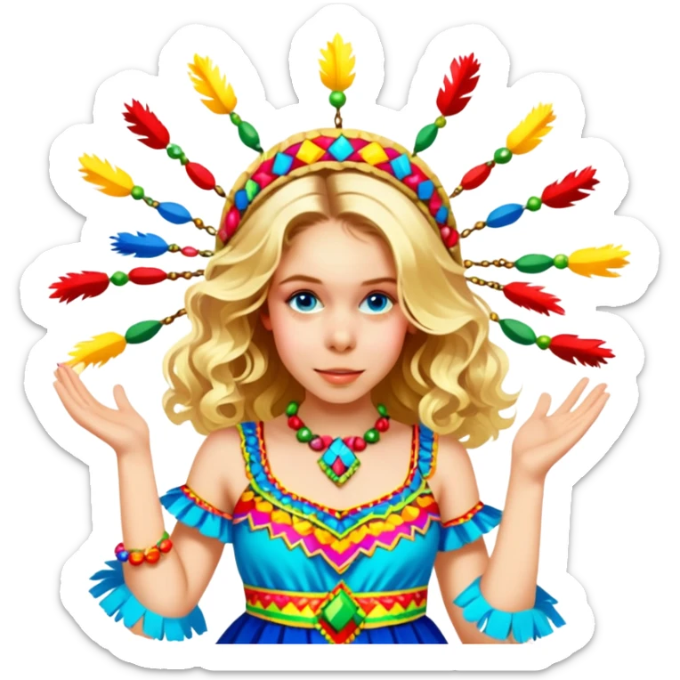 Joyful Reveler sticker