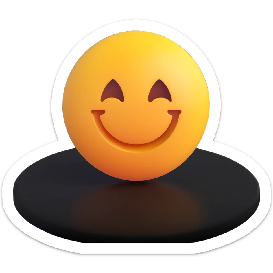 colorful 3D circular emoji with the word 'szívem' in the center in a modern font sticker
