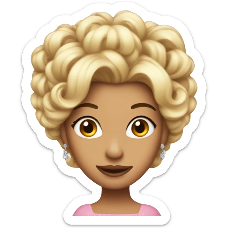 coquette princess sticker