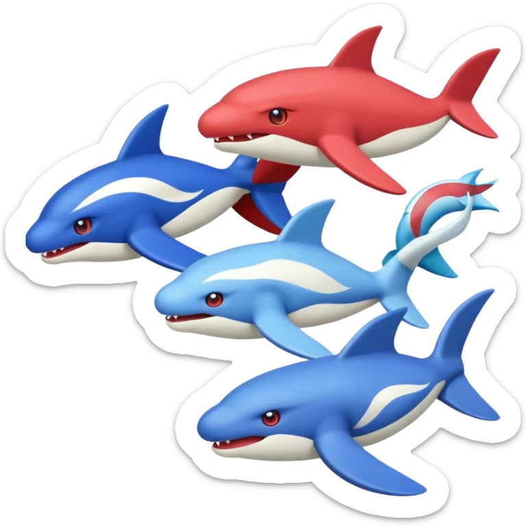 Swablu-Kyogre-Salamence-Amaura-Latios-Lugia-fusion sticker