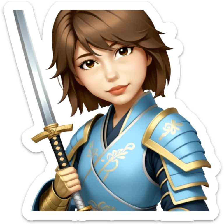 Elegant Samurai sticker