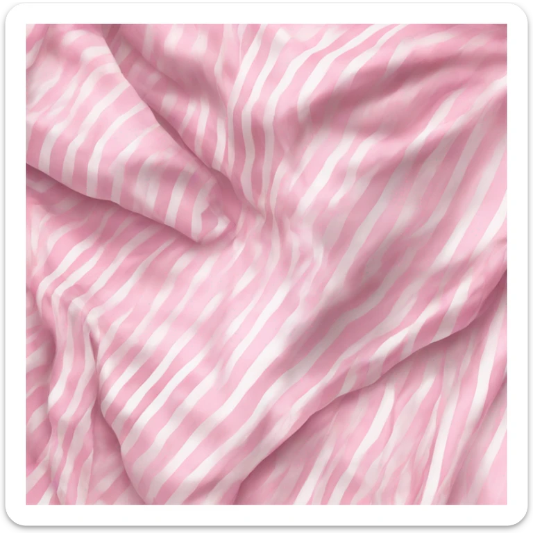 Victorias secret robe baby pink with white stripes silk sticker