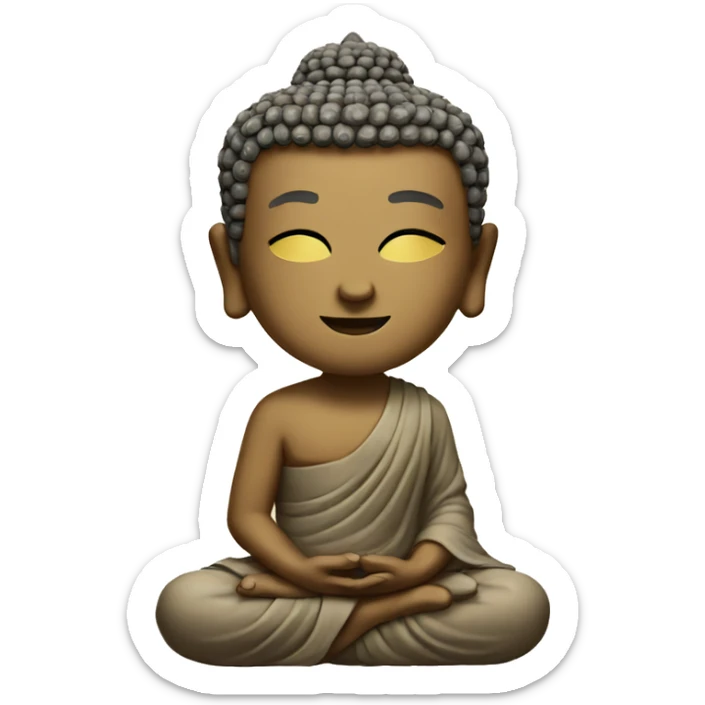 Buddha sticker
