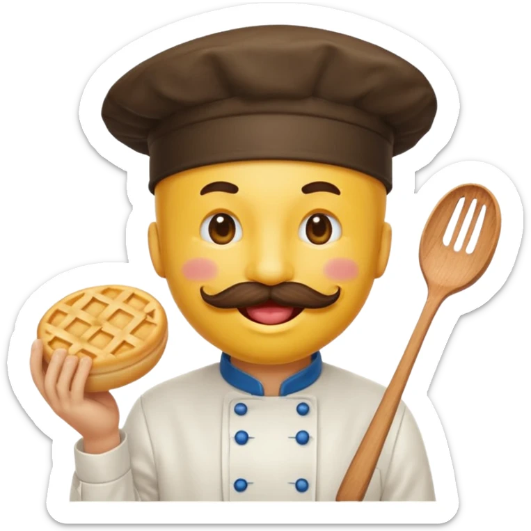 rédige moi un smiley qui donne envie de restaurant et de brasserie sticker