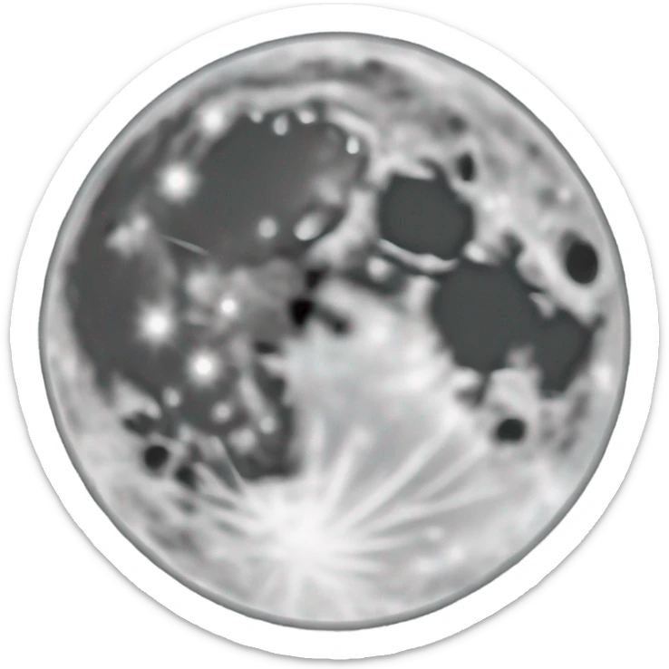 moon sticker