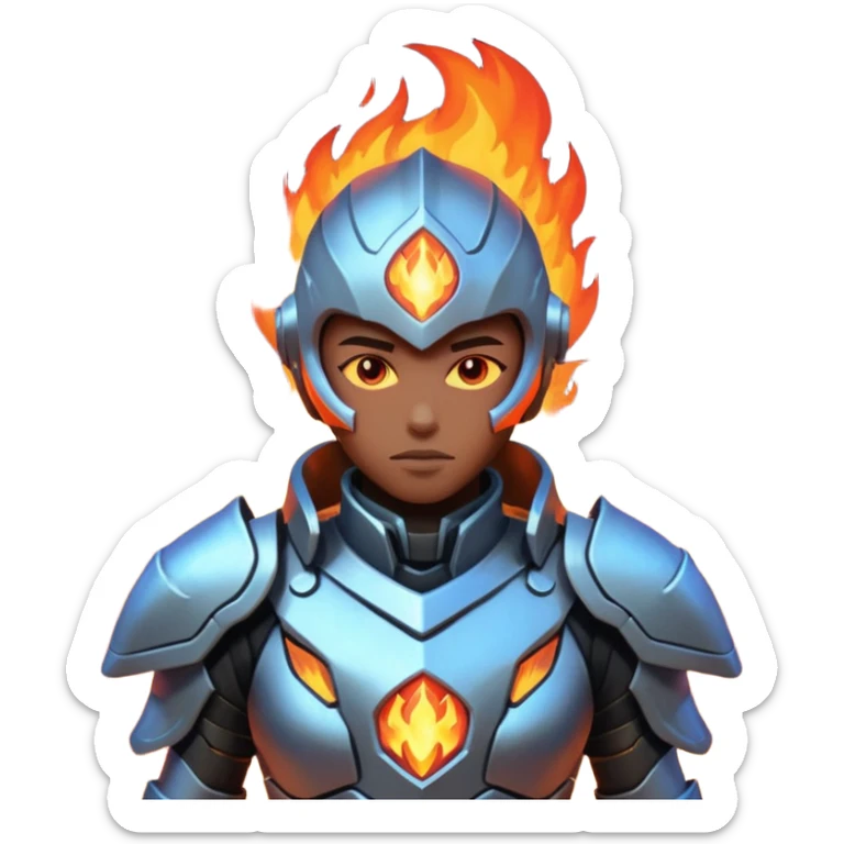 World of Arkadia. Magic vs cyperpunk fantasy world. characters have elemental powers of fire, earth, air, or water sticker