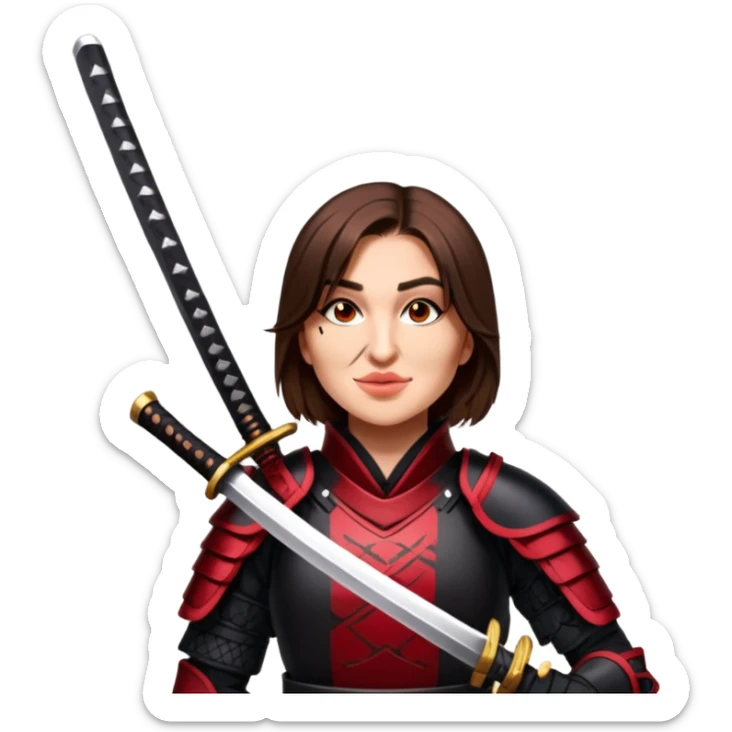 Fierce Samurai sticker