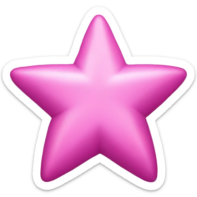 Pink Star sticker