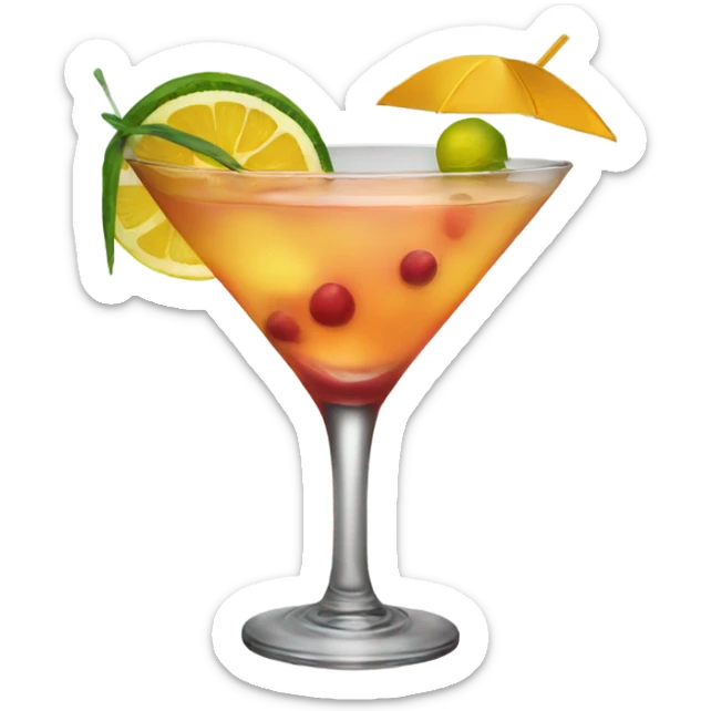 cocktail sticker