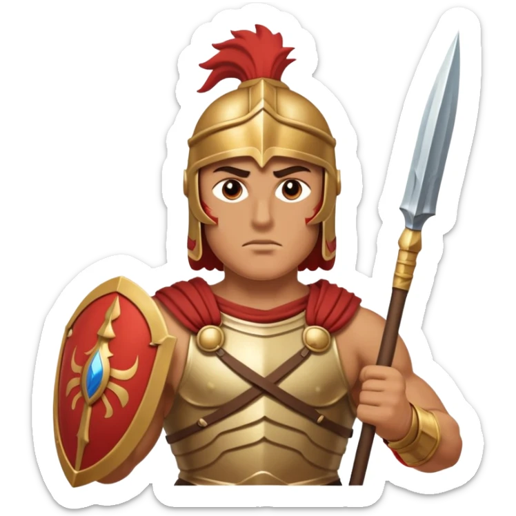 Achilles was the Greeks' finest warrior during the Trojan War. His mother, the nymph Thetis, dipped him in the River Styx to make him invulnerable in battle—except for his heel, where she gripped the baby. During the Trojan War, Achilles achieved fame by slaying Hector outside the city gates. But he didn't have much time to savor his conquest. Achilles died later in battle when an arrow shot by the Trojan prince Paris, guided by the gods, struck the one vulnerable spot on his body: his heel. sticker