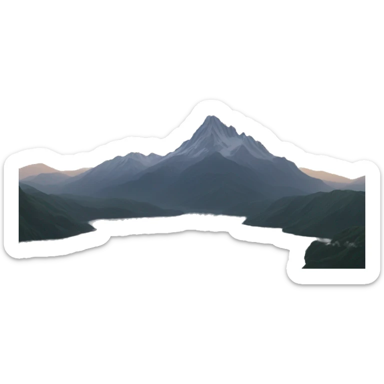 mountain sticker