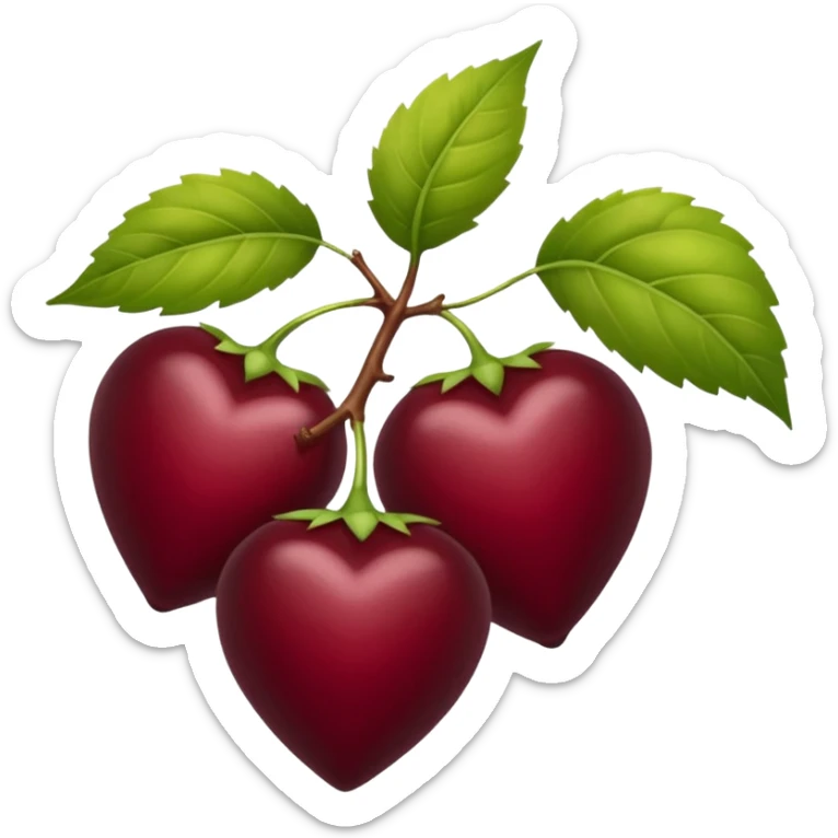 HAZ UNA lista de objetivos en color vinotinto/rojo carmesí brillante, con hojas blancas sticker