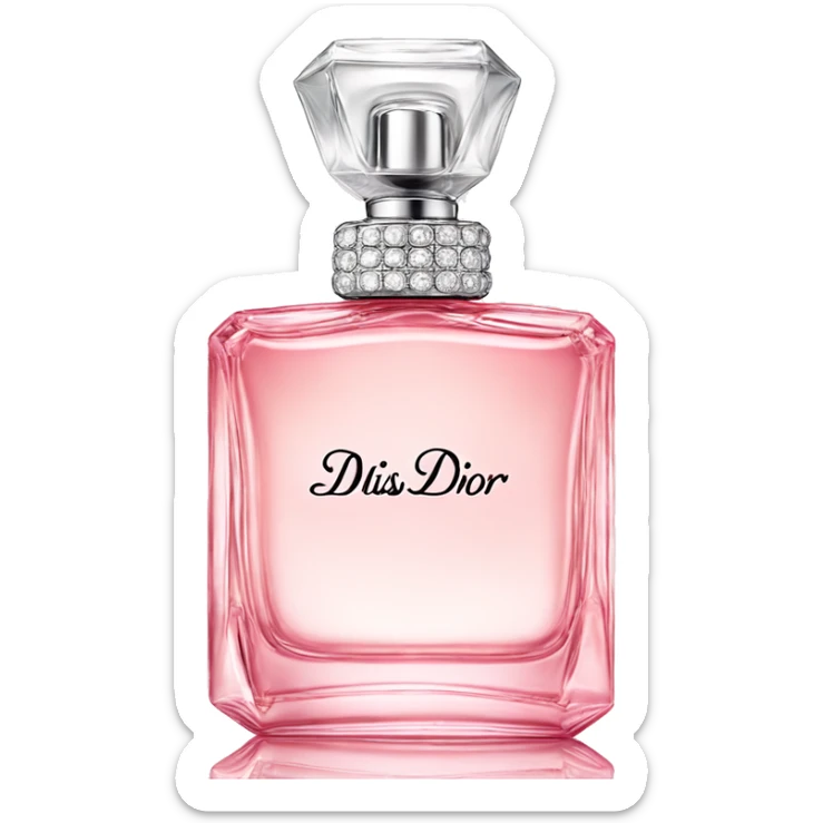 Miss dior perfume sticker