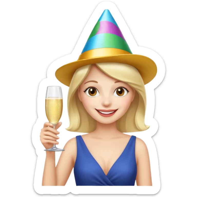 Felicitations on your natal day to the most exquisite and resplendent dame in the entire cosmos. sticker