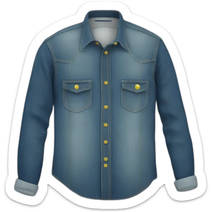 Hombre blanco ojos claros 50 años que trabaja en seguros camisa manga corta y jean sticker