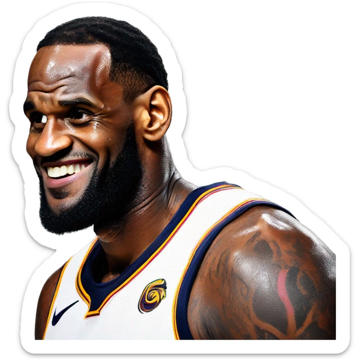 LeBron James sticker
